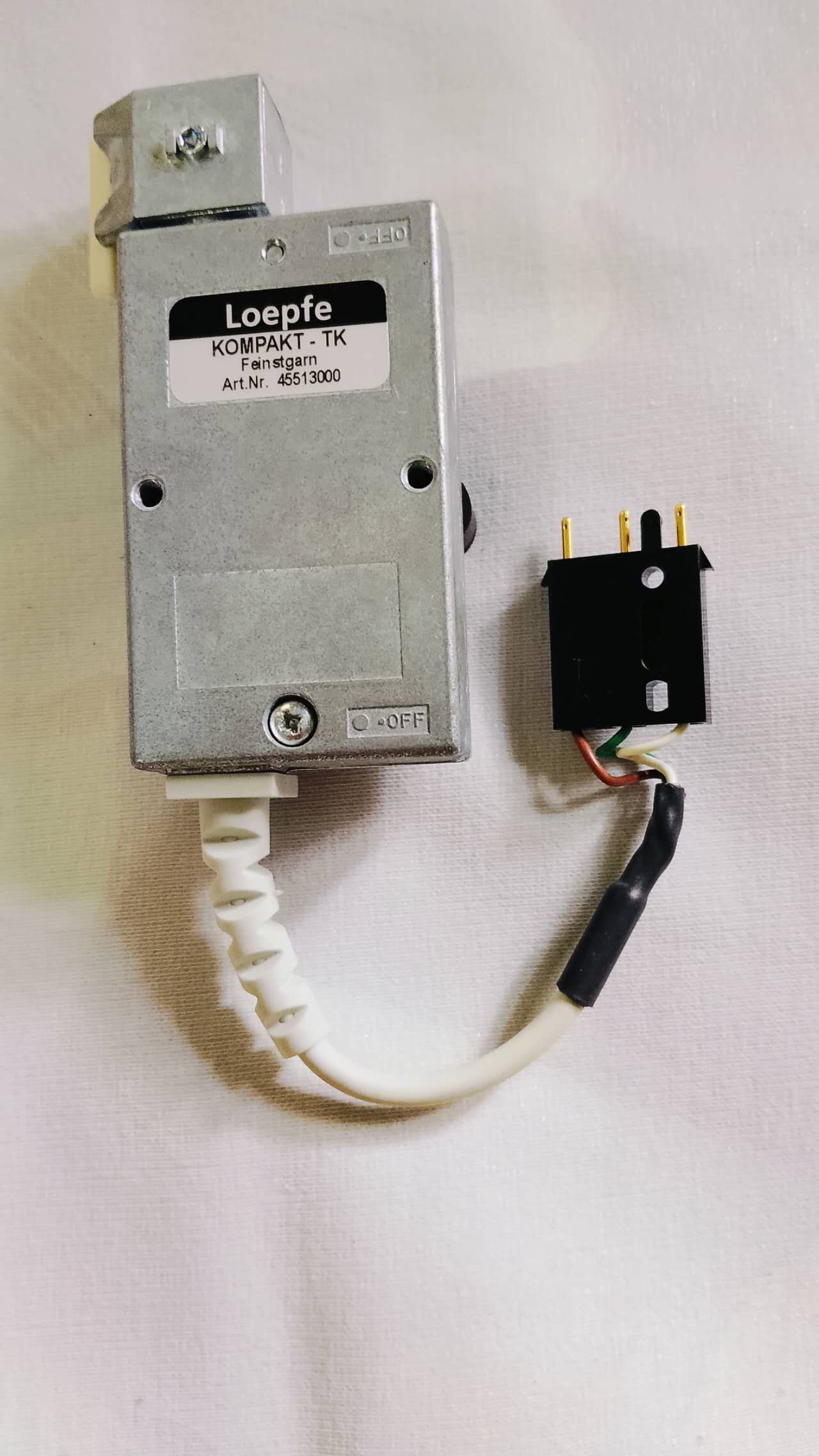 Weft sensor for muller mbj 3 machine
